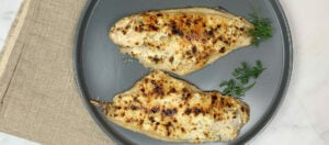 Catfish with Parmesan and Herbs Crust