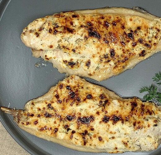 Catfish with Parmesan and Herbs Crust