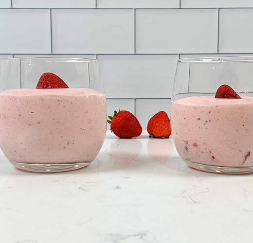 Strawberry Mousse for Two