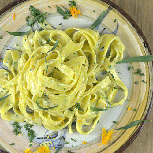 Creamy Pasta with Citrus and Tarragon