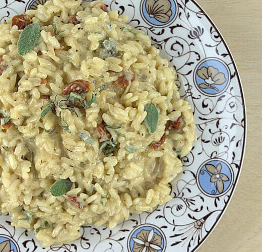 Gorgonzola Risotto with Sundried Tomatoes