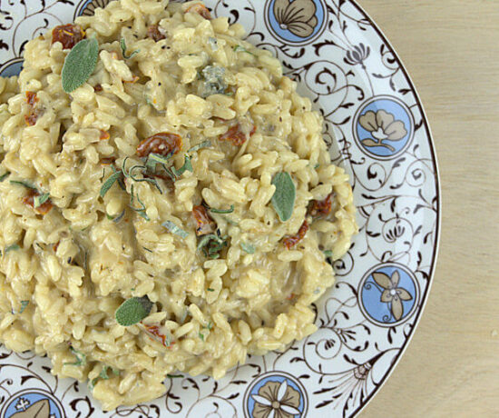 Gorgonzola Risotto with Sundried Tomatoes