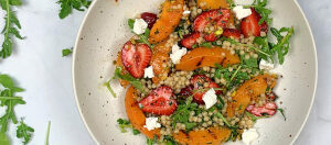 Grilled Apricot Couscous Salad