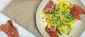 Mango Cucumber Salad with Serrano Ham