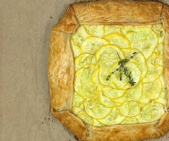 Corn and Summer Squash Galette