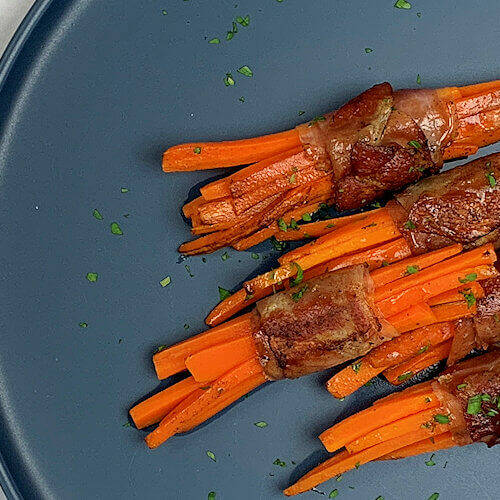 Prosciutto Wrapped Carrots