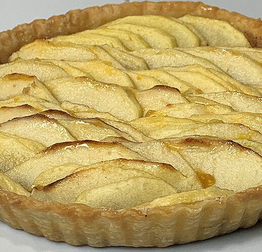 Thin French Apple Tart for Two