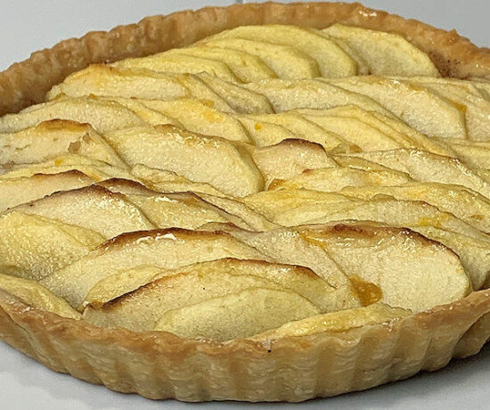 Thin French Apple Tart for Two