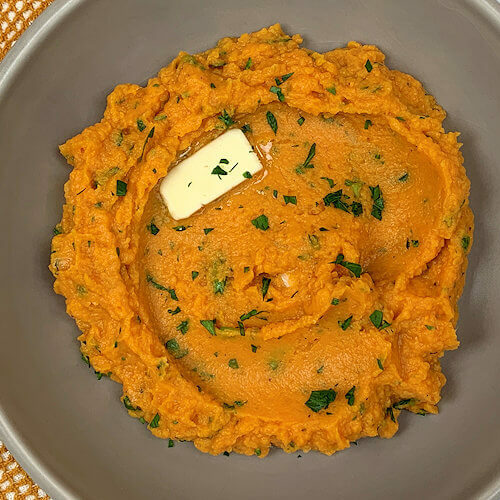 Savory Mashed Sweet Potatoes