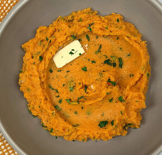 Savory Mashed Sweet Potatoes