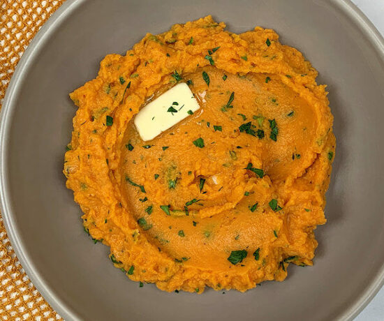 Savory Mashed Sweet Potatoes