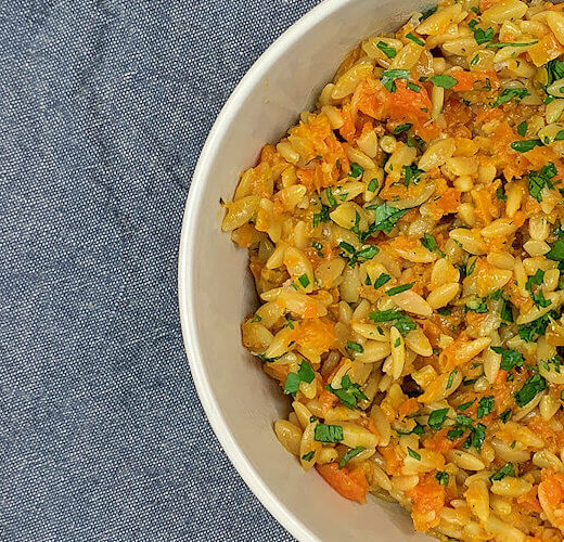 Carrot & Pepper Orzo