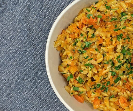 Carrot & Pepper Orzo