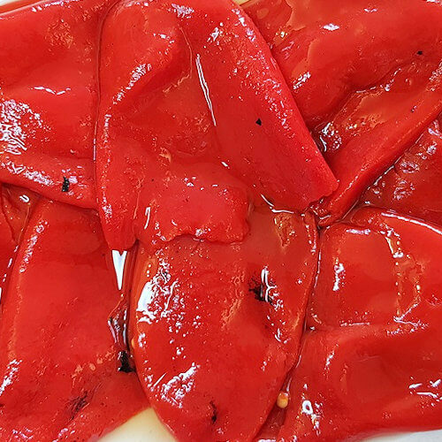 Oven Roasted Peeled Peppers