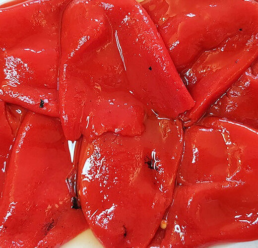 Oven Roasted Peeled Peppers