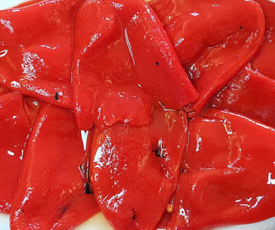 Oven Roasted Peeled Peppers