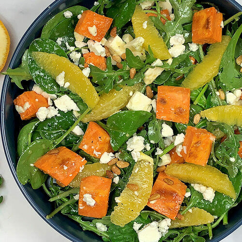 Roasted Sweet Potato and Orange Salad