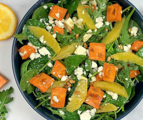 Roasted Sweet Potato and Orange Salad