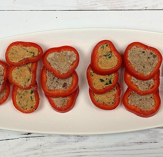 Pate Stuffed Peppers