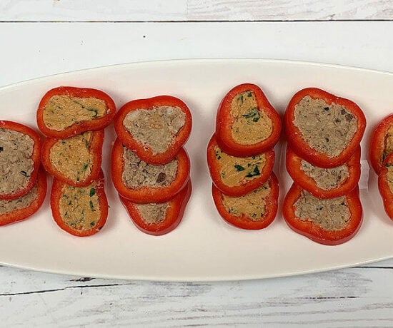 Pate Stuffed Peppers